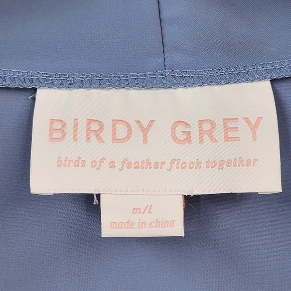 Birdy Grey Women's Kenny Ruffle Robe Dusty Blue - Picture 4 of 8